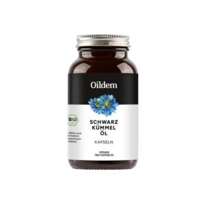 Oildem Bio-Schwarzkümmelöl Kapseln Vegan (Ohne Hitze)